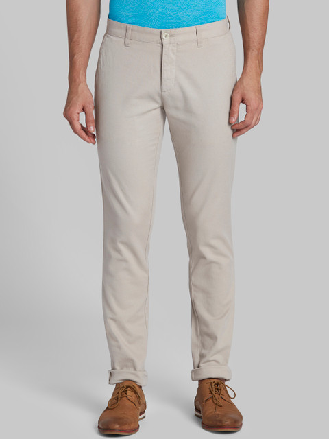

Parx Men Grey Tapered Fit Solid Regular Trousers