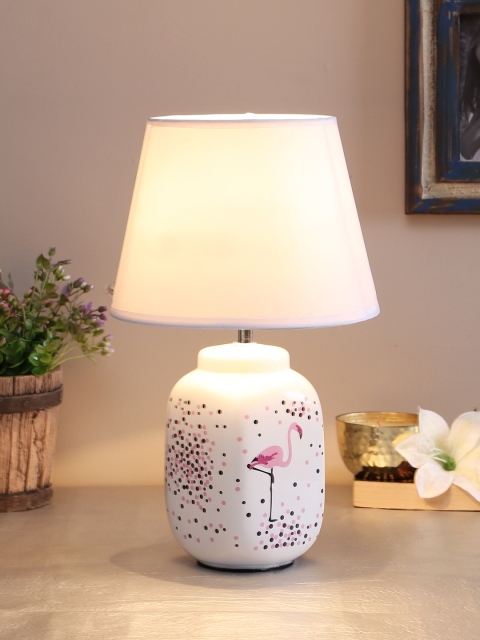 

TAYHAA White Bedside Standard Table Lamp
