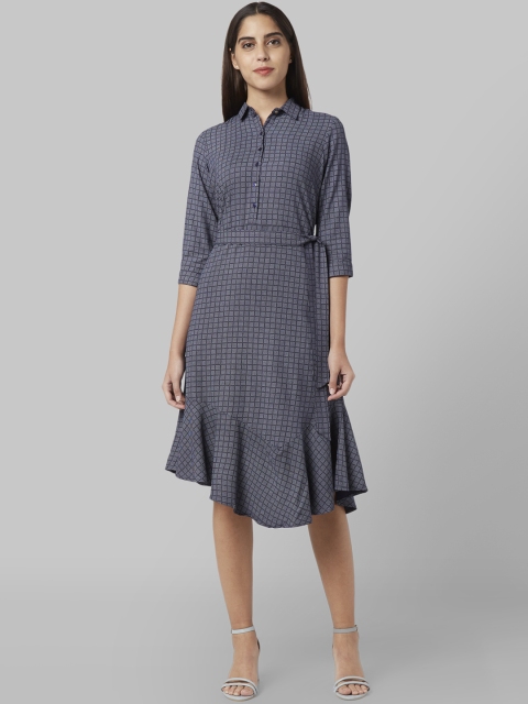 

Park Avenue Women Blue Shirt Dress