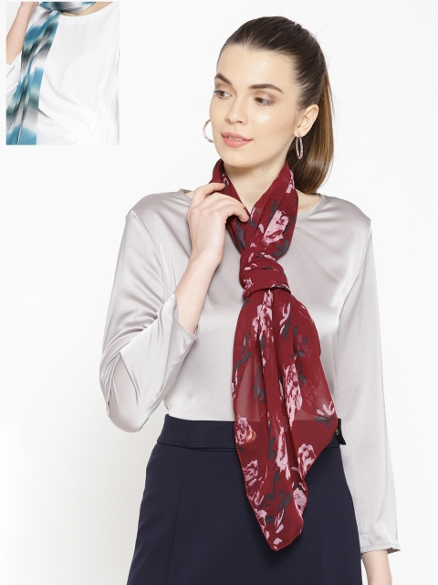 

Trend Arrest Women Pack of 2 Printed Scarves, Multi