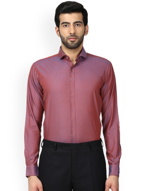 

Raymond Men Maroon Regular Fit Solid Formal Shirt