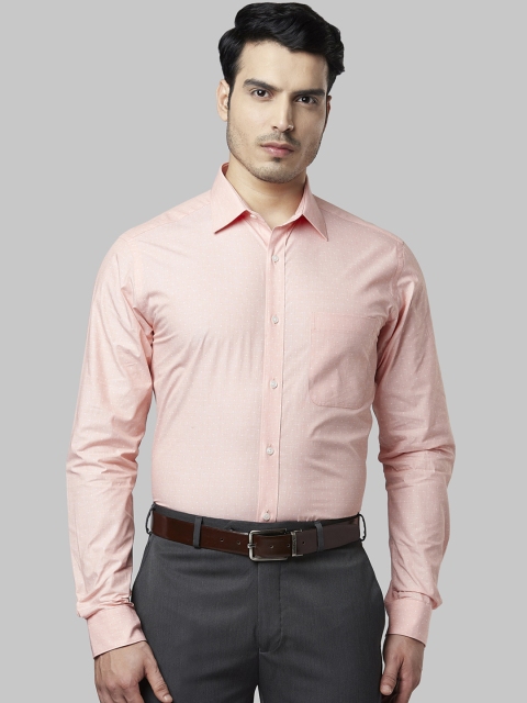 

Raymond Men Orange Slim Fit Solid Formal Shirt