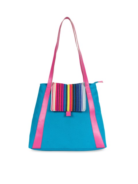 

Anekaant Blue PrintedShoulder Bag