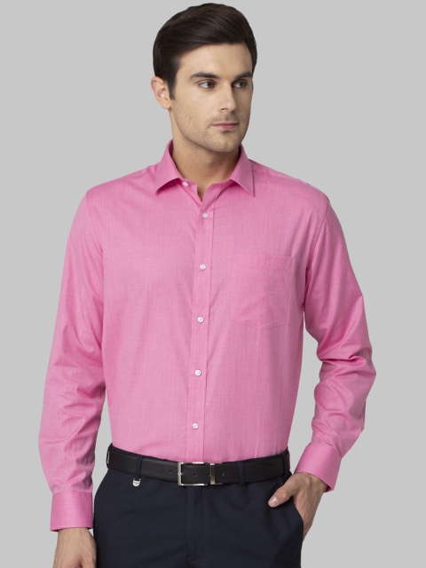 

Park Avenue Men Pink Regular Fit Solid Formal Shirt