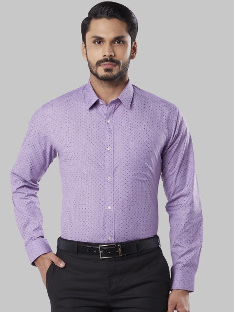 

Next Look Men Purple Regular Fit Printed Casual Shirt