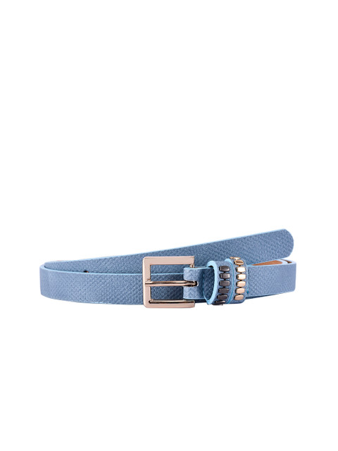 

BuckleUp Women Blue Textured Belt