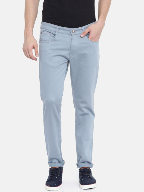 

CINOCCI Men Blue Slim Fit Mid-Rise Clean Look Stretchable Jeans