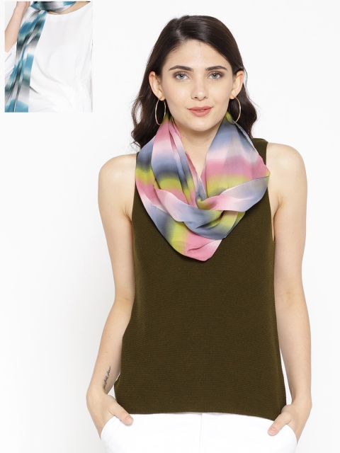 

Trend Arrest Women Pack Of 2 Printed Scarves, Multi