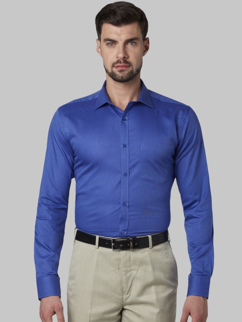 

Park Avenue Men Blue Slim Fit Solid Formal Shirt