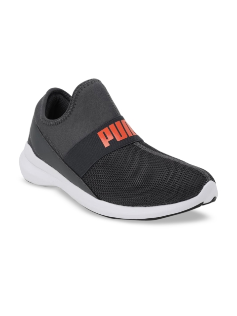 

Puma Men Grey Slip-On Sneakers