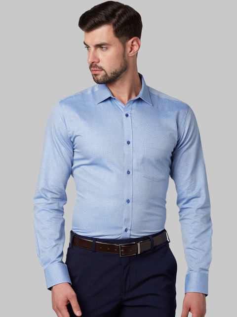 

Park Avenue Men Blue Slim Fit Solid Formal Shirt