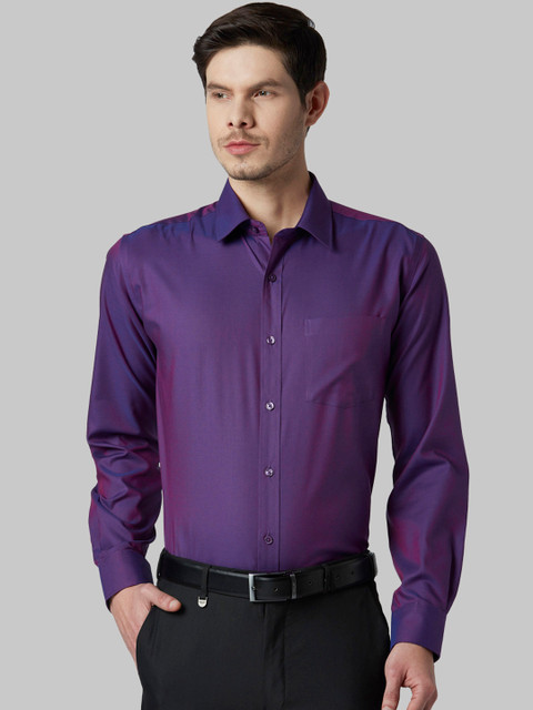 

Park Avenue Men Purple Regular Fit Solid Formal Shirt