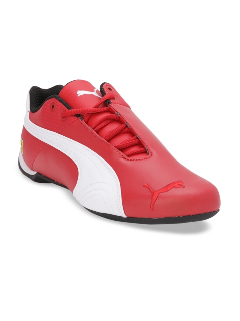

PUMA Motorsport Unisex Red Leather SF Future Cat OG Rosso Corsa-PUMA Motorsport White Sneakers
