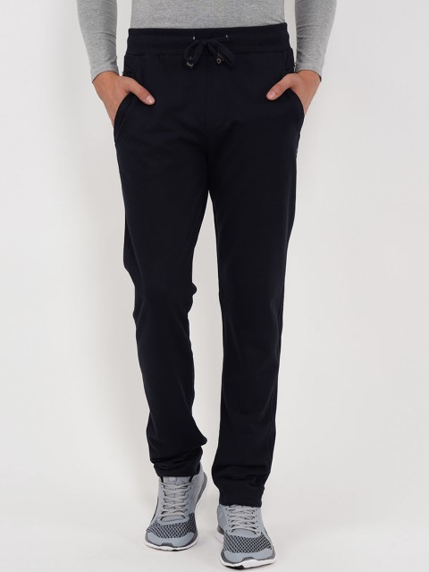 

Sweet Dreams Men Navy Blue Solid Straight-Fit Trackpants