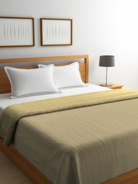 

Portico New York Beige Geometric AC Room 120 GSM Double Bed Dohar