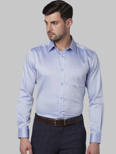

Park Avenue Men Blue Regular Fit Solid Formal Shirt