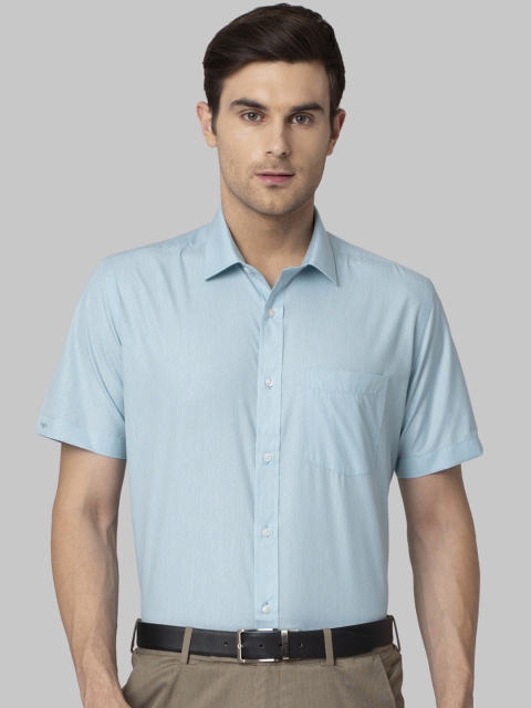 

Park Avenue Men Blue Regular Fit Printed Formal Shirt