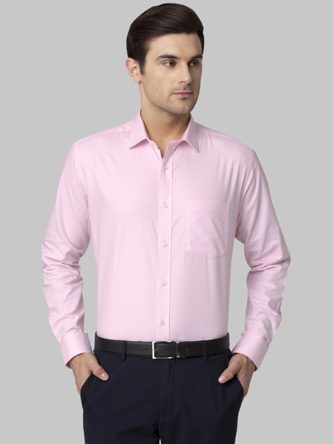 

Park Avenue Men Pink Regular Fit Solid Formal Shirt