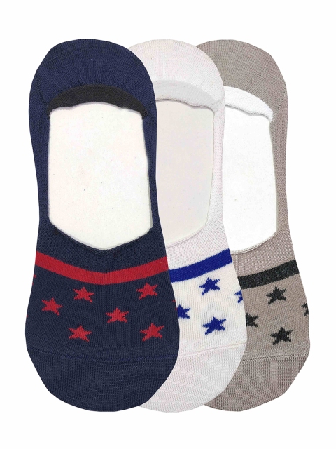 

Urban Dog Men Pack of 3 Assorted Patterned Shoe Liners
