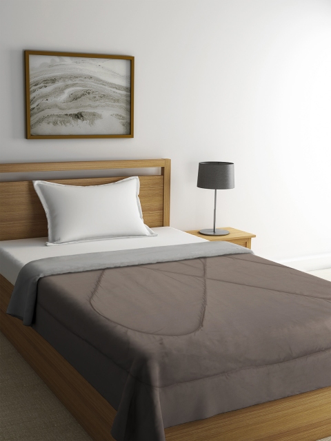 

Portico New York Brown Solid AC Room 150 GSM Single Bed Comforter