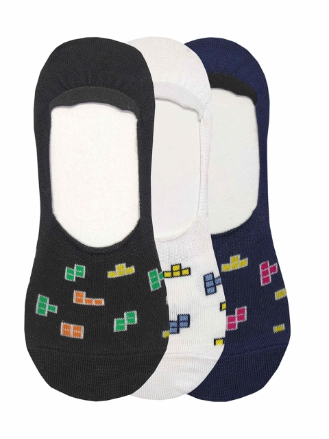 

Urban Dog Men Pack of 3 Assorted Patterned Shoe Liners