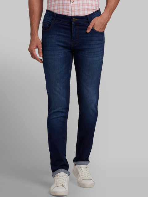 

Parx Men Blue Slim Fit Mid-Rise Clean Look Jeans