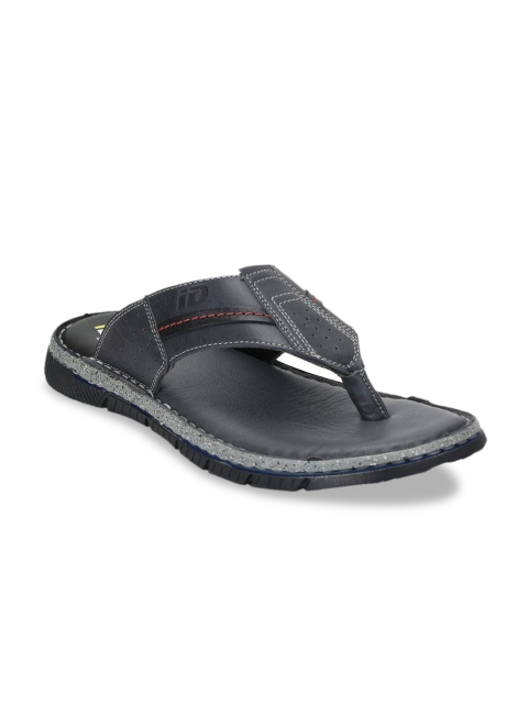 

ID Men Grey Solid Thong Flip-Flops