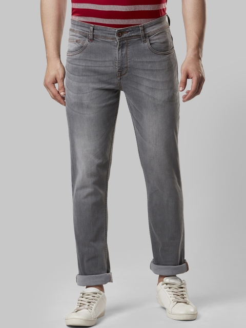 

Raymond Men Grey Slim Fit Mid-Rise Clean Look Stretchable Jeans