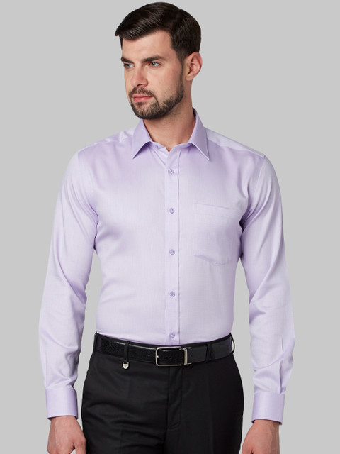 

Park Avenue Men Purple Regular Fit Solid Formal Shirt