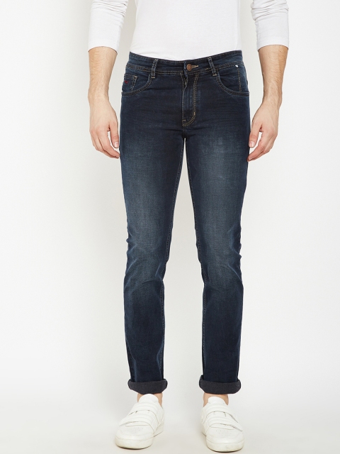 

Crimsoune Club Men Navy Blue Slim Fit Mid-Rise Clean Look Jeans