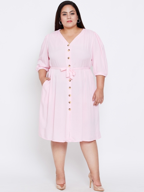 

Oxolloxo Women Pink A-Line Dress