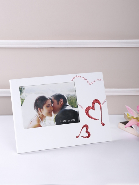 

TAYHAA White Solid Rectangular Photo Frame