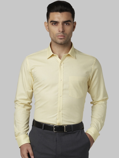 

Park Avenue Men Yellow Slim Fit Solid Formal Shirt