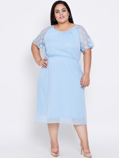 

Oxolloxo Women Blue Blouson Dress