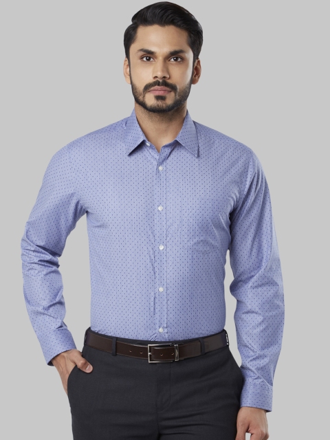

Next Look Men Blue Regular Fit Printed Casual Shirt