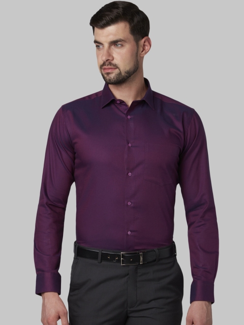 

Park Avenue Men Purple Slim Fit Solid Formal Shirt