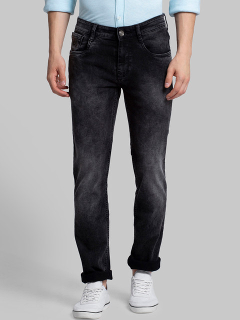 

Parx Men Black Slim Fit Mid-Rise Clean Look Jeans
