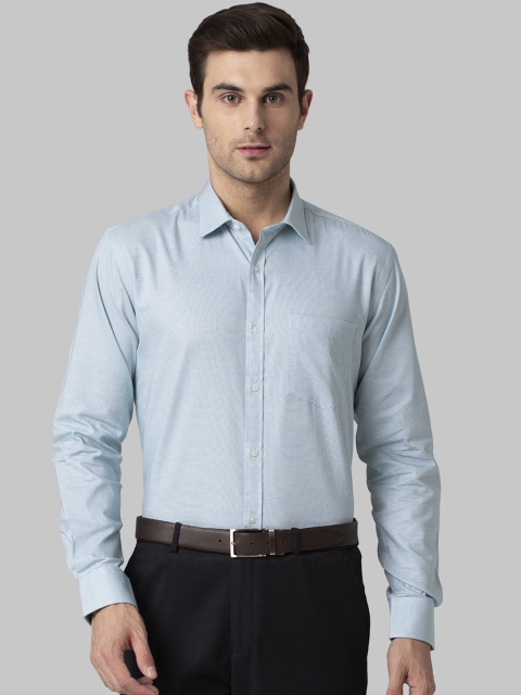 

Park Avenue Men Blue Slim Fit Printed Formal Shirt