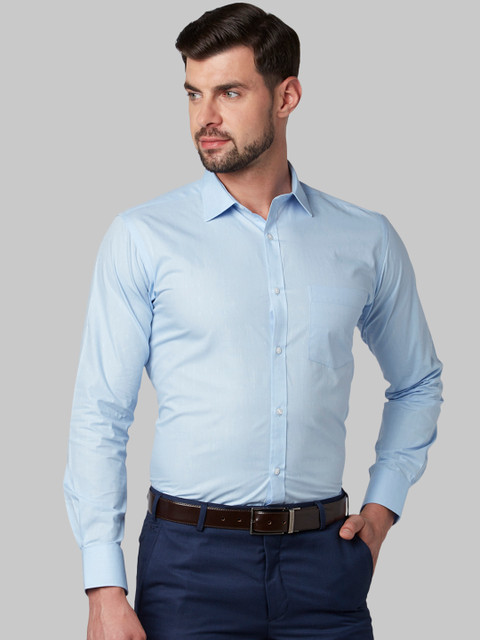 

Park Avenue Men Blue Slim Fit Solid Formal Shirt