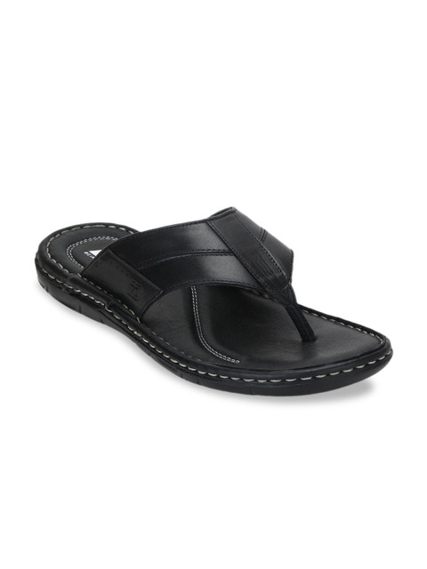 

ID Men Black Solid Thong Flip-Flops