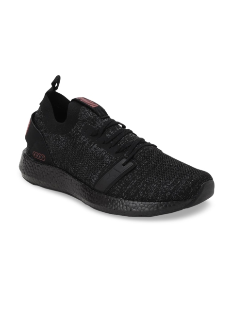 

Puma Men Black Textile NRGY Neko Engineer Knit Running Shoes