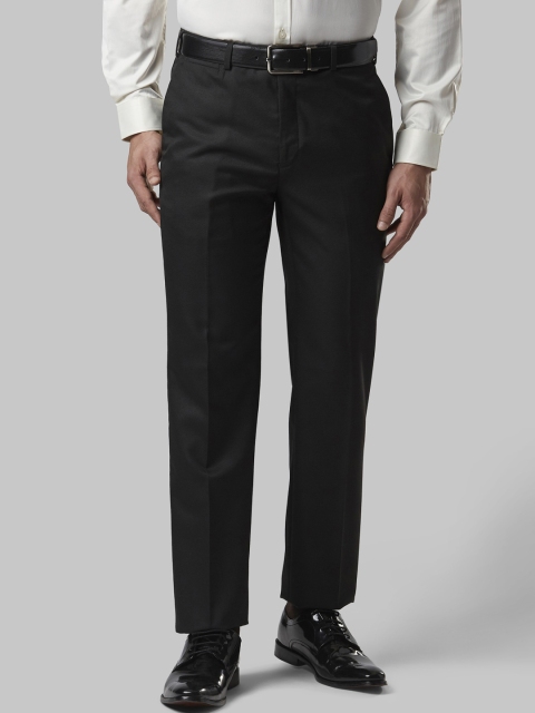 

Next Look Men Black Regular Fit Solid Formal Trousers