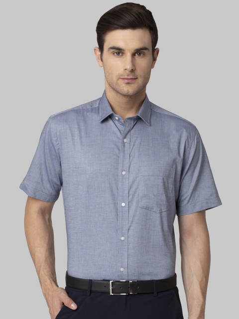 

Park Avenue Men Blue Regular Fit Solid Formal Shirt