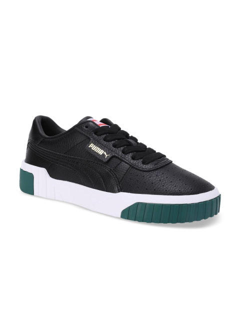 

Puma Women Black Leather Cali Wn s Sneakers