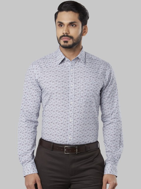 

Next Look Men Blue Regular Fit Printed Formal Shirt