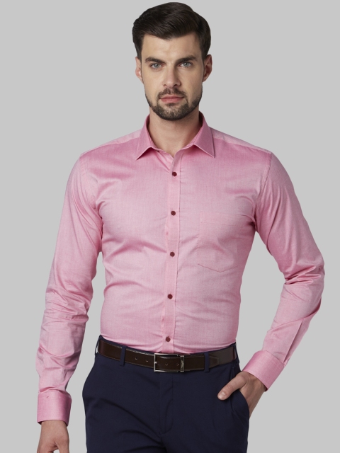 

Park Avenue Men Pink Slim Fit Solid Formal Shirt