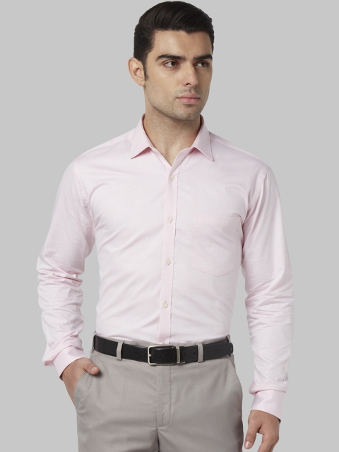 

Park Avenue Men Pink Slim Fit Solid Formal Shirt