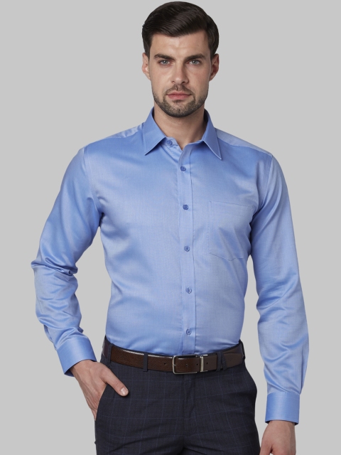 

Park Avenue Men Blue Regular Fit Solid Formal Shirt