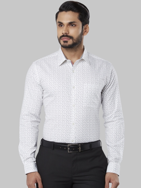 

Next Look Men Grey & White Slim Fit Printed Casual Shirt