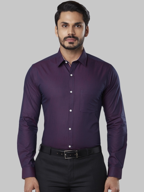 

Next Look Men Purple Slim Fit Solid Formal Shirt
